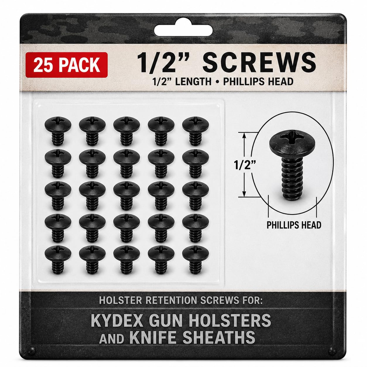 Black Truss Head Screws, 1/2 Inch, #8-32, 25 Pack - image 1