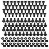 Black Chicago Screws, 1/2" Posts & 1/2" Screws, 48 Sets - for DIY Kydex Gun Holsters