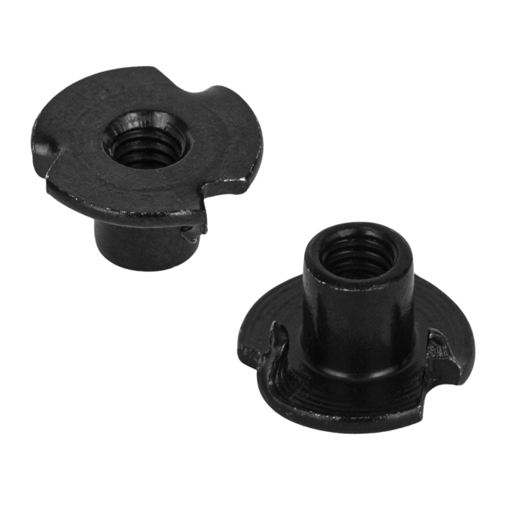 Black 3-Prong T-Nuts, 1/4 Inch, 100 Pack - image 3