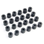 100pcs 11mm Thick Sheath Holster Spacers Black Nylon Round Rubber Washer O-Ring Gasket Fastener