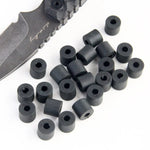 100pcs 11mm Thick Sheath Holster Spacers Black Nylon Round Rubber Washer O-Ring Gasket Fastener