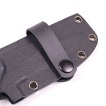 IWB Soft Belt Loops Black Tatical Rubberized Nylon Strap Holster Clip Work with 1.25" 1.5" 1.75" Belts with Hardware Kit